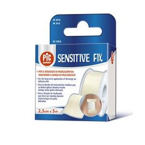 Cerotto in rocchetto sensitive fix 2,5x500 cm con fustella 1 pezzo