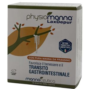Physiomanna laxdepur mannite dufour 12 panetti solubili da 10 g