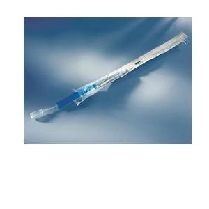 Catetere autolubrificante liquick base per uomo in pvc 1 via punta ergothan ch 10 lunghezza 40 cm con soluzione fisiologica 60 pezzi