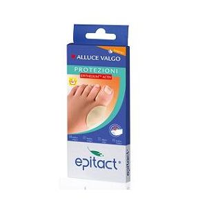 Protezione per alluce valgo epitact in silicone con epithelium activ 2 pezzi