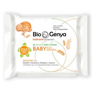 Biogenya eco natural salviettina baby cotone 20 pezzi