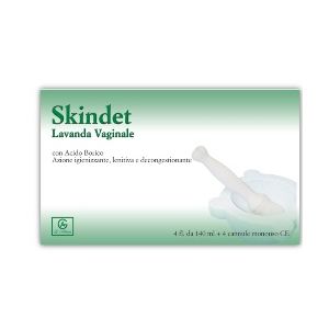 Skindet lavanda vaginale 4 flaconi 140 ml + 4 cannule monouso in blister