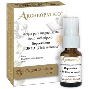 Archeopatico acqua pura magnetizzata con archetipo depressione a 30 cicli armonici 10 ml