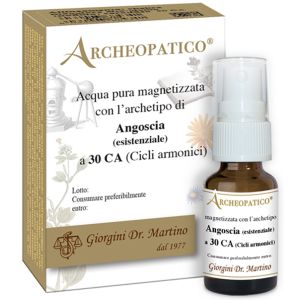 Archeopatico acqua pura magnetizzata con archetipo angoscia esistenziale a 30 cicli armonici 10 ml
