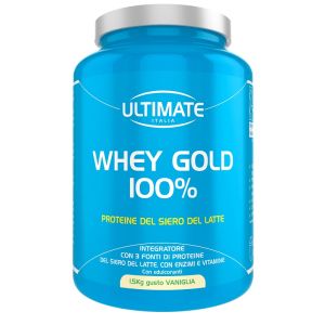 Ultimate whey gold 100 % vaniglia 1,5 kg