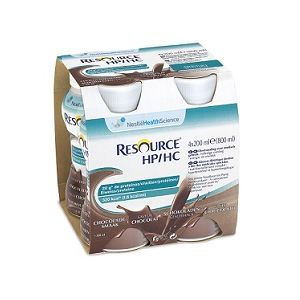 Resource hp/hc cioccolato 4 bottiglie 200 ml