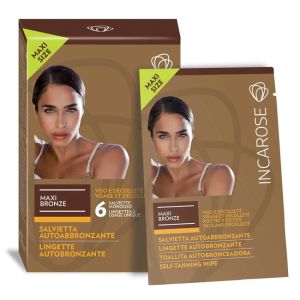Incarose maxi bronze 6 salviette veg*