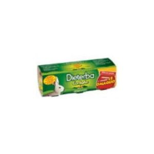 Dieterba omogeneizzato coniglio 3 pezzi 80 g