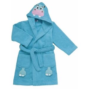 Chicco accappatoio ippopotamo azzurro 24 mesi+