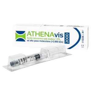 Siringa intra-articolare athenavis 2000 acido ialuronico 1,5% 30 mg 2 ml 3 pezzi