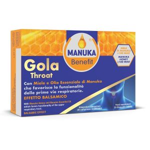 Manuka benefit gola throat 20 compresse masticabili