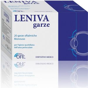 Leniva garze oftalmiche 20 pezzi