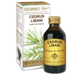 Gemmo 10+ cedro del libano 100 ml liquido analcolico
