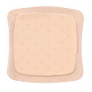 Medicazione sterile in schiuma poliuretano idrocellulare aquacel ag foam adesiva 8x8 cm 10 pezzi