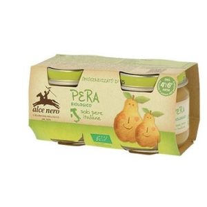 Omogeneizzato di pera baby food bio 2 x 80 g