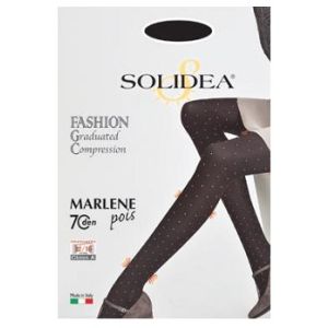 Marlene pois 70 collant opaco fantasia mosto 4-l