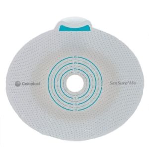 Placca per urostomia colostomia ileostomia sensura mio click sistema a due pezzi flangia 70 mm foro ritagliabile 10-65 mm 5 pezzi