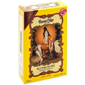 Polvere henne biondo dorato henne color polvere vegetale colorante riflessante 100 g