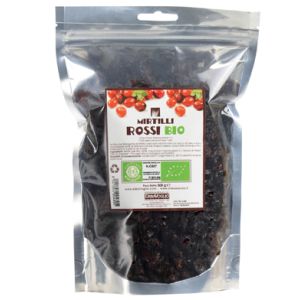 Mirtilli rossi biologici 500 g