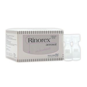 Fiala per aerosol rinorex bicarbonato 25 fiale 3 ml