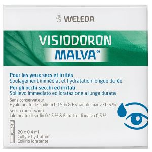 Gocce oculari visiodoron malva 20 monodose da 0,4 ml
