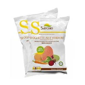 Sfogliette alle verdure senza glutine sacchetto 55 g