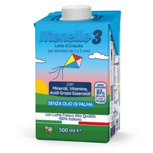 Monello 3 formula per la crescita a base di latte per bambini da 1 a 3 anni liquido 500 ml