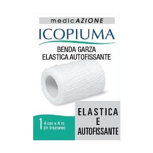 Icopiuma benda garza elastica autofissante cm 4x4 mt