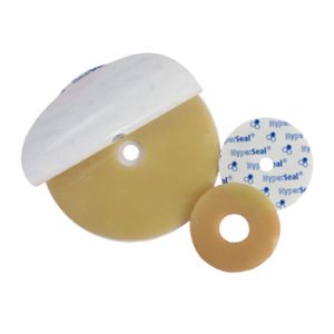 Anelli in idrocolloide hyperseal adesivi protettivi per pellle peristomale con miele di manuka diametro esterno 50 mm diametro interno foro 19 mm spessore 2,5 mm 20 pezzi