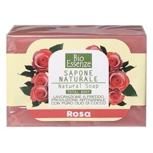 Bio essenze sapone naturale rosa 100 g