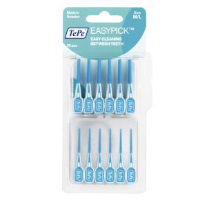 Tepe easypick m/l blu 36 pezzi