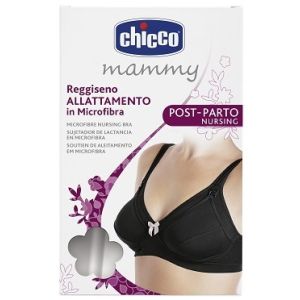 Chicco mammy reggiseno microfibra allattamento nero 4d
