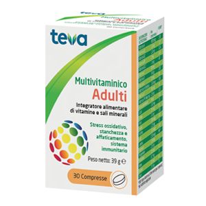 Multivitaminico adulti teva 30 compresse 30 g
