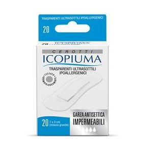 Icopiuma cerotto trasparente grande 20 pezzi