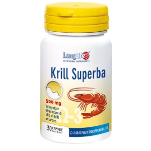 Longlife krill superba 30 capsule inodori da 600 mg