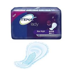 Pannolone sagomato tena discreet maxi night 12 pezzi