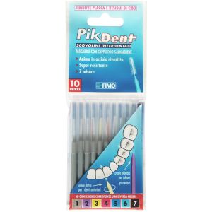 Pikdent stuzzicolino 1 grigio 10 pezzi