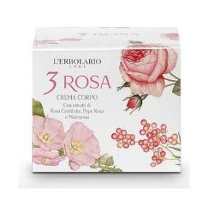 3 rosa crema corpo 200 ml