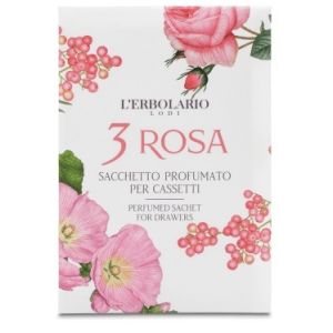 3 rosa sacchetto profumato per cassetti