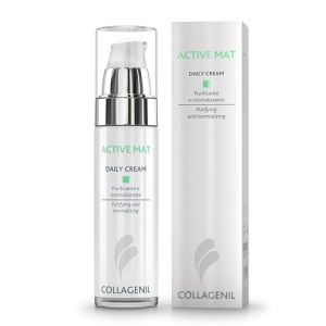 Collagenil active mat daily cream seboregolatrice/purificante per la pelle del viso flacone 50 ml