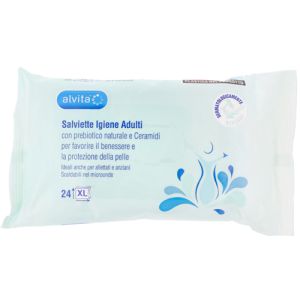 Alvita salviette igiene adulti 24 pezzi