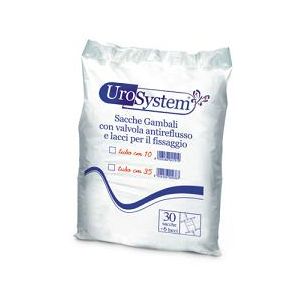 Sacca di drenaggio da gamba per incontinenza urosystem tubo 35 cm 30 pezzi
