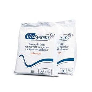 Sacca di drenaggio da letto per incontinenza urosystem tubo 90 cm con scarico 30 pezzi
