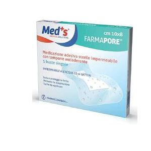 Medicazione meds pore adesiva impermeabile 5x7cm 5 pezzi