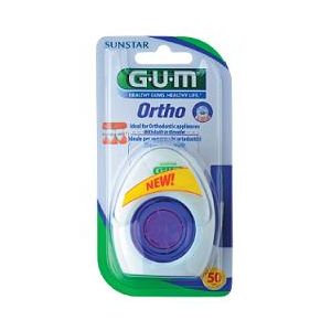 Gum ortho floss filo spugnoso 50 pezzi
