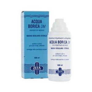 Acqua borica per bagno oculare sterile 500 ml