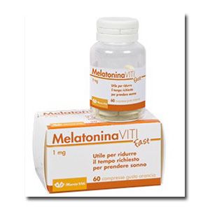 Melatonina viti fast 1mg 60 compresse gusto arancia