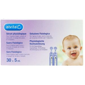 Soluzione fisiologica alvita 30 fiale x 5 ml