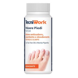 Tecniwork polvere deodorante per i piedi flacone 75 g