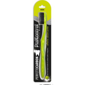 Plakkontrol perfetto carbon spazzolino manuale blister 1 pezzo